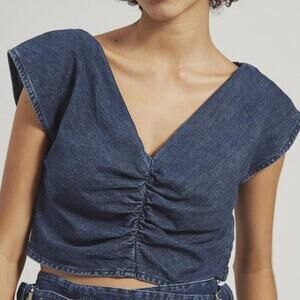 Rachel Comey Denim Pier Top - Size 4